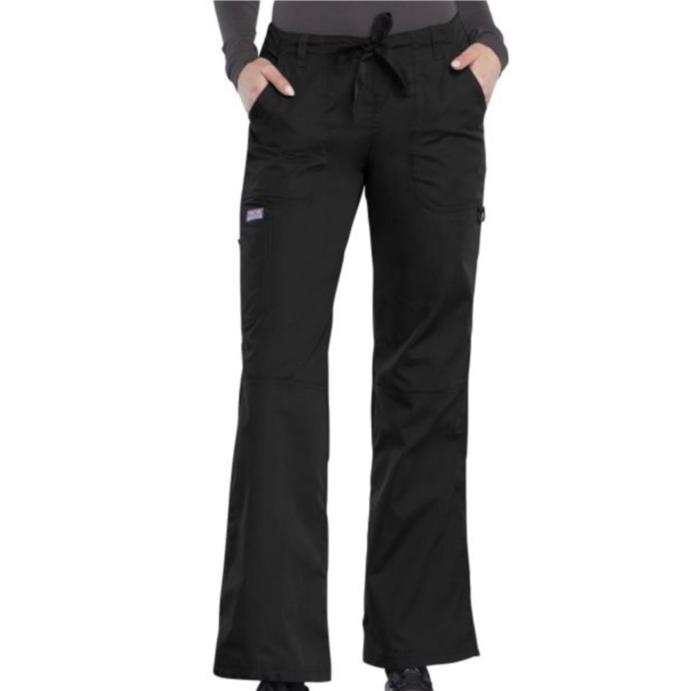 Cherokee workwear drawstring cargo scrub pant